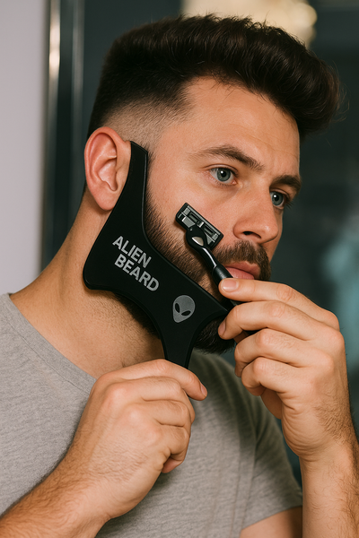Beard Shaping Comb Transparent – Peigne de Moulage Barbe & Moustache Alien Beard